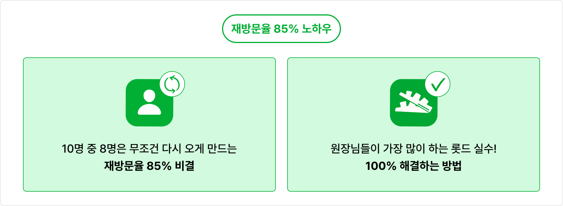 재방문 고객 유치 노하우