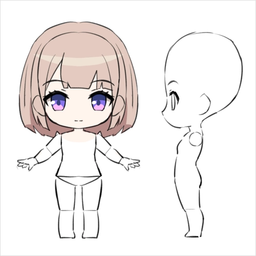<p>可愛いSDキャラクターモデリングの主なポイント</p>