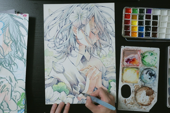 画家 とあるお茶 講座の例題