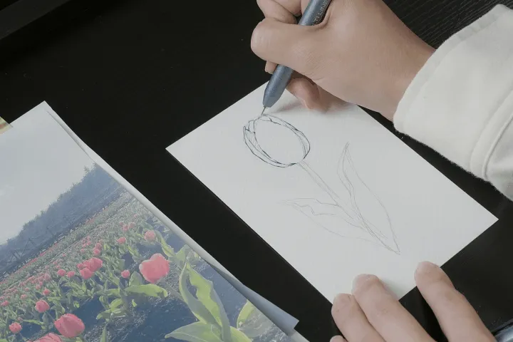 画家 とあるお茶 講座の例題