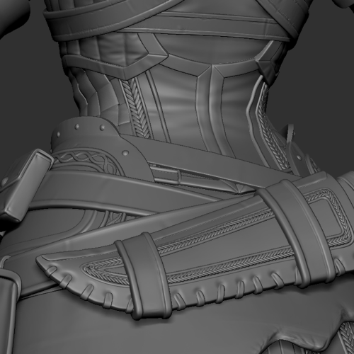 <p>완성도를 극대화하는<br>지브러쉬 기반 의상 디테일링</p>