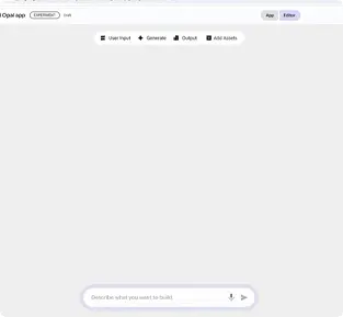 ImageSlide구글 스티치 노드를 Opal 워크플로우에 연결하여 데이터 시각화 환경을 준비