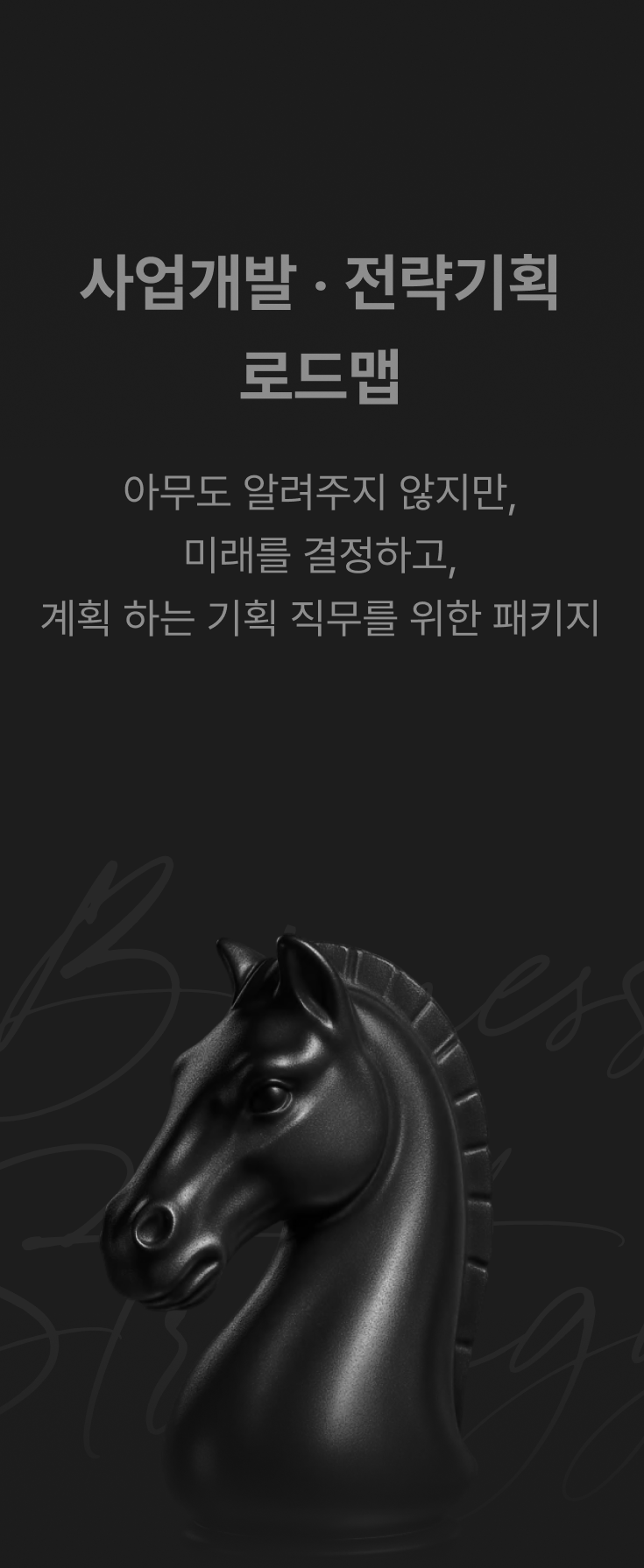 사업개발, 전략기획 로드맵으로 이동