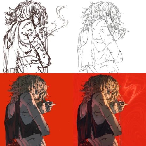 <p><strong>Illustration Process</strong></p>