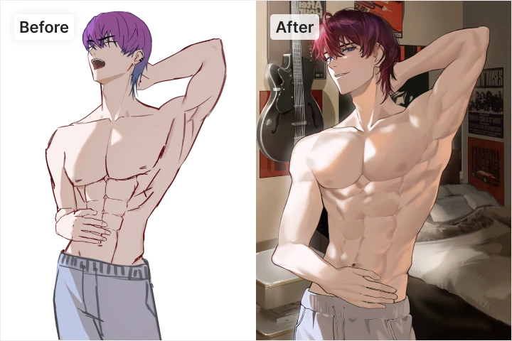 일러스트레이터, 앵꾸 수강생 리뷰