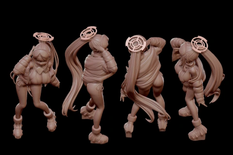 <p>포즈를 고려한 안정적인 인체 설계 노하우</p>