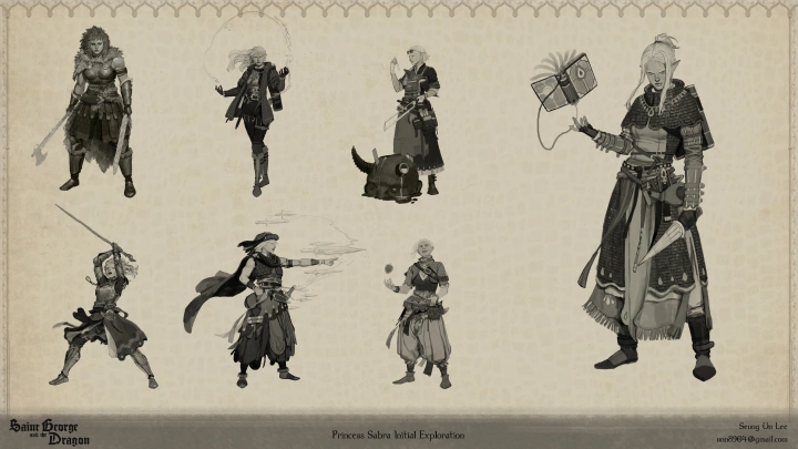 Game Character Artist, Un Lee  exercises