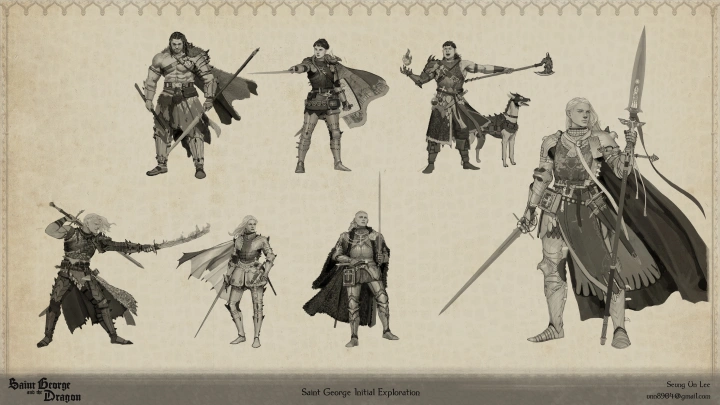 Game Character Artist, Un Lee  exercises