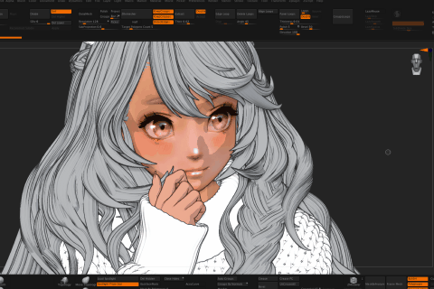 <p>ZBrushのイメージを3Dにできる楽しさ</p>