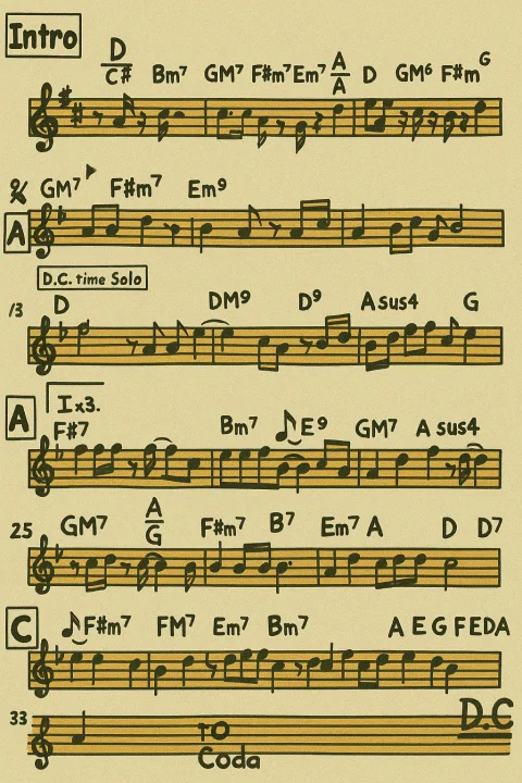 <p>メロディとコードの関係</p>