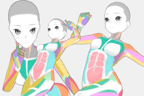 <p>3Dデッサン人形を使った「構図の設計力」</p>