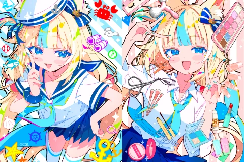 <p>ビビッドでも破綻しない「色の役割分担と配色設計」</p>