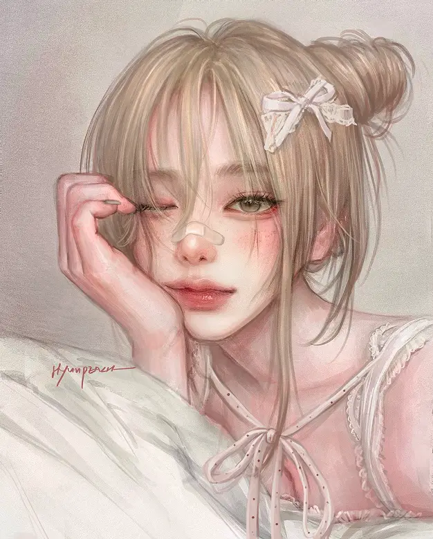 ImageSlide<span style="font-size:16px;"><font color=#B86E9B><b>예제 02. 몽환 분위기 소녀 측면 인물화</b></font></span><font style="display: block;margin-top: 5px;"></font> • 트렌디한 메이크업과 실패없는 색조합<br> • 측면 각도의 인물 드로잉 방법