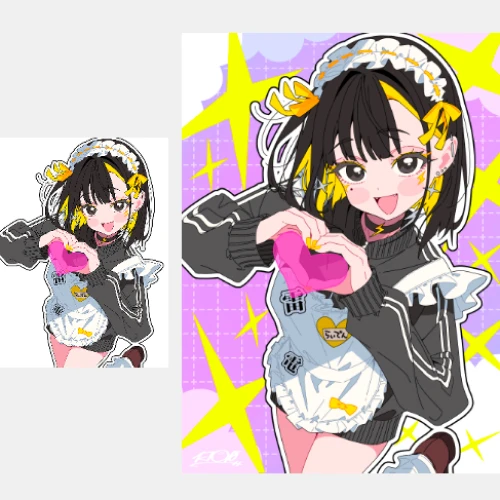 イラストレーター 一条レイ 講座の例題