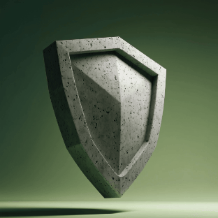 ImageSlide∙ 갈라지며 보석이 나오는 방패 심볼