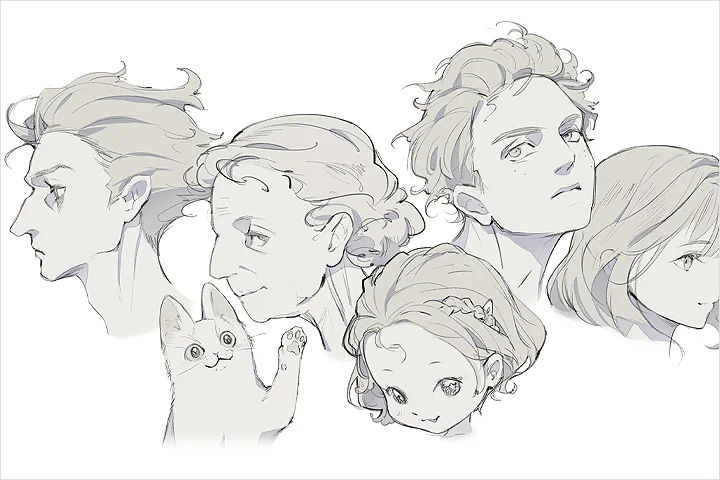 <p><strong>目を引く魅力的なキャラクターのための顔の比率</strong></p>