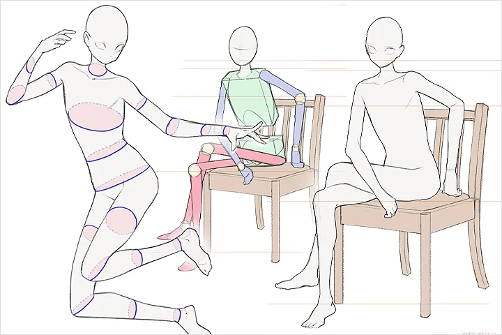 <p><strong>200%活用できるキャラクタードローイングでよく使われるポーズ</strong></p>