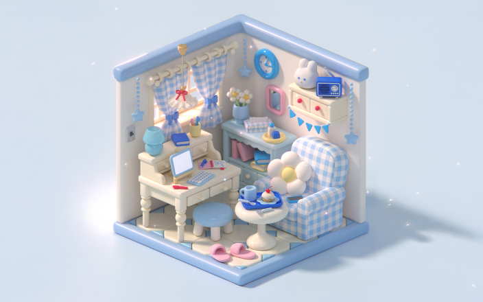 Blenderで描く心地良い3Dミニチュア空間	