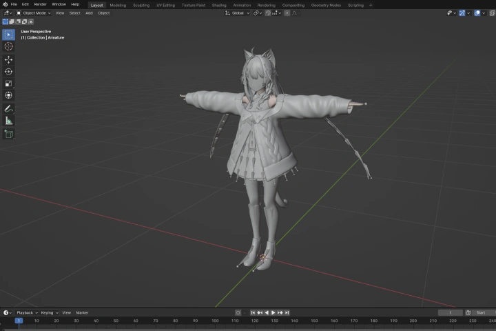 3D 버츄얼 크리에이터, 어둠속의칼날 강의예제