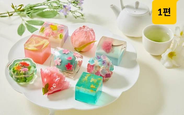 국내 1위 화과자 마스터에게 배우는 투명한 한입 양갱&화과자 24종