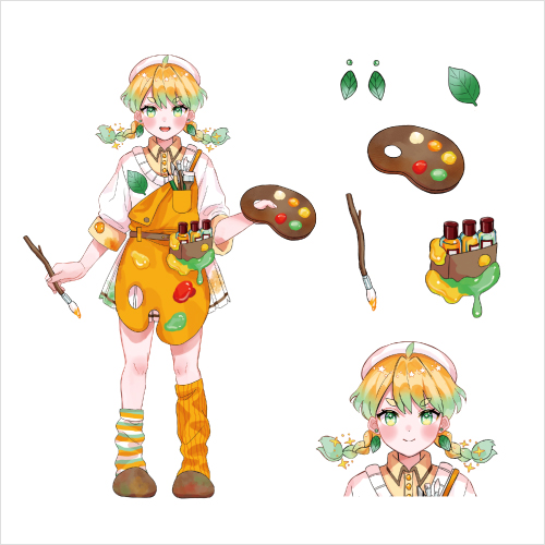 グラフィックデザイナー にしおいつき 講座の例題