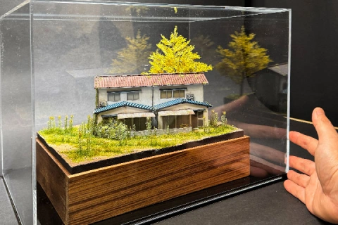 <p>作品を製品に変える「仕上げと展示」</p>