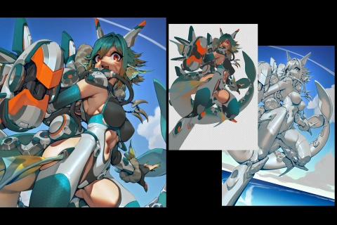 イラストレーター キオナオキ 講座の例題