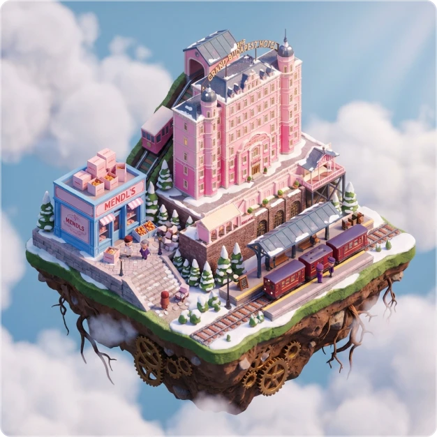 ImageSlide시네마틱 3D 디오라마