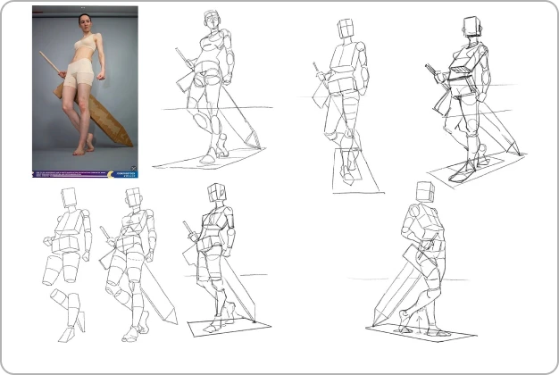 ImageSlide<b>Day 16. 크로키 턴어라운드</b>