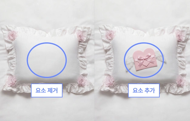 ImageSlide<b><span style="color:#6B8AFF;">STEP 3. <br></span> Nano Banana Pro를 활용한 이미지 수정 & 셀렉</b><br>