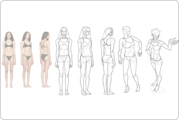 ImageSlide<b> STEP 3. 턴어라운드 & 역동 포즈 응용 <br> (Day 16–20)</b>