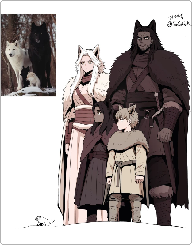 ImageSlide[늑대 가족]