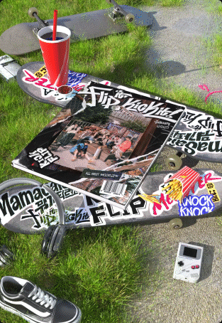 ImageSlide<b style="color:#ffffff;">   Kickflip ‘Flip it, Kick it!’<br>   Album Promotion Video </b>