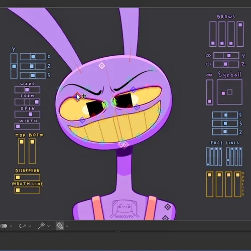 Live2D Animator, MiiKO Exercise