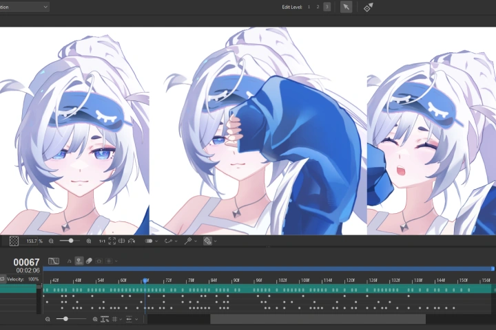 Live2D Animator, MiiKO point