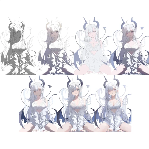 <p><strong>Hoàn thiện tranh thông qua việc kiểm soát chi tiết</strong></p>