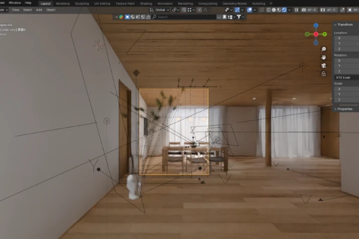CGクリエイター 【住まいの案内人】スズ｜Suu design 講座の例題