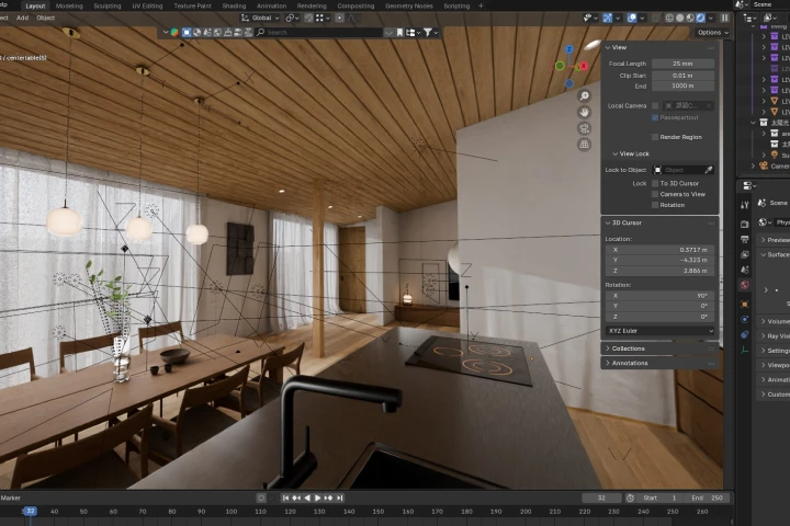 CGクリエイター 【住まいの案内人】スズ｜Suu design 講座の例題