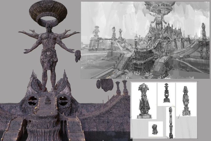 Concept Artist, Mark Li point