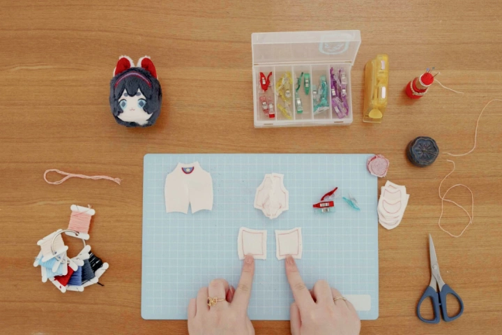 ぬい作家 しらたま 講座の例題