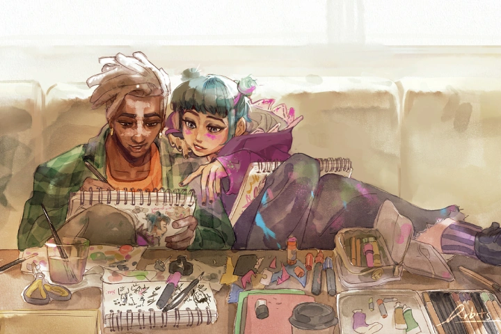 Illustrator, Qrbits portfolio