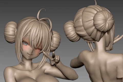 <p>造形を楽しむ姿勢</p>