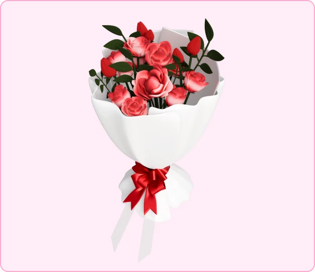 ImageSlide<div class="fc_after_2">결과물 2</div> <div class="fc_title_black">꽃다발</div>