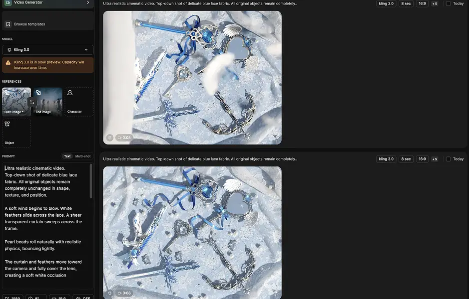 ImageSlide<span style="color:#61B1FE;"> <b>STEP 4.   </span> <br>Kling을 활용한 영상화 및 AI 음원 제작</b>