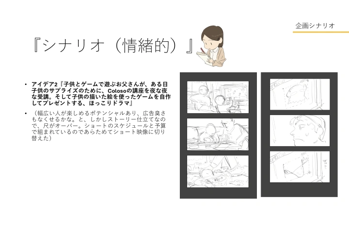 <p>企画のバランス</p>