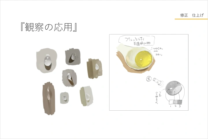 アニメーション作家　下田スケッチ 講座の例題