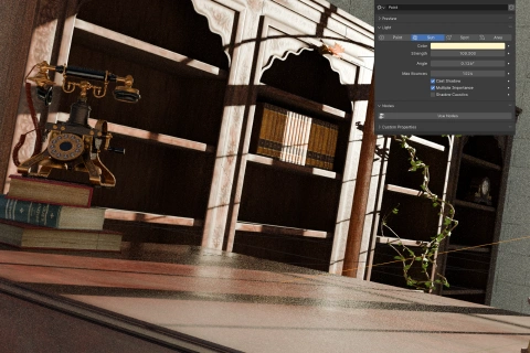 <p>시네마틱 무드의 완성, 3D 라이팅 기반 빛 연출법</p>