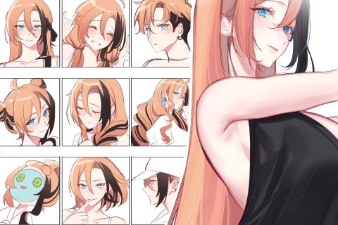 <p><strong>Creating a Character Sheet and Producing Illustration</strong></p>