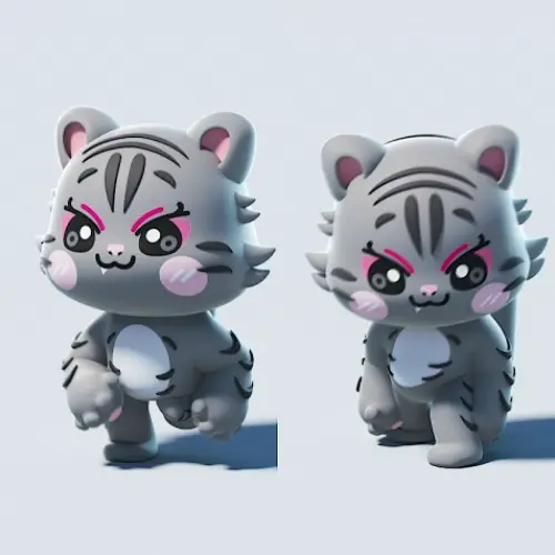 <p>まるで生きて動いているような自然さ、様々な動作を入れたループアニメーションの制作</p>