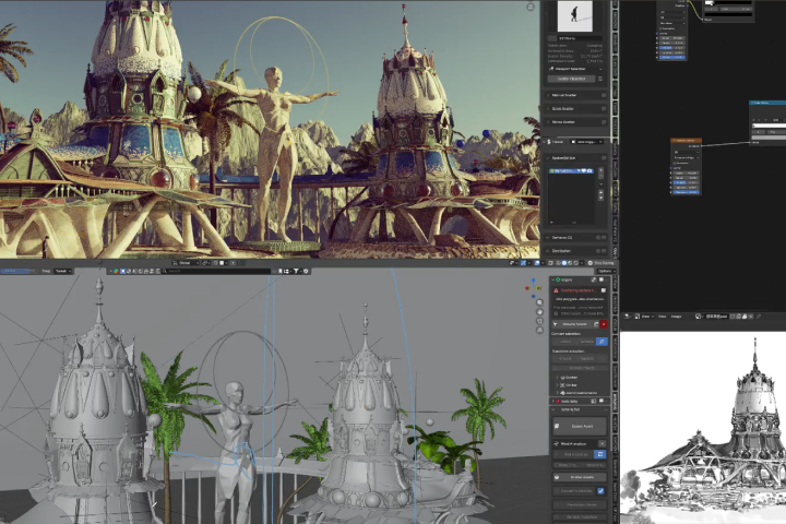 Concept Artist, Mark Li point